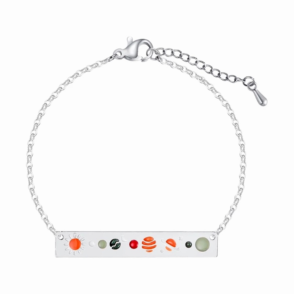 Aligned Planet Solar System Star Galactic Bracelet - Picture 8 of 9